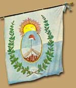 Bandera del ejercito de los Andes