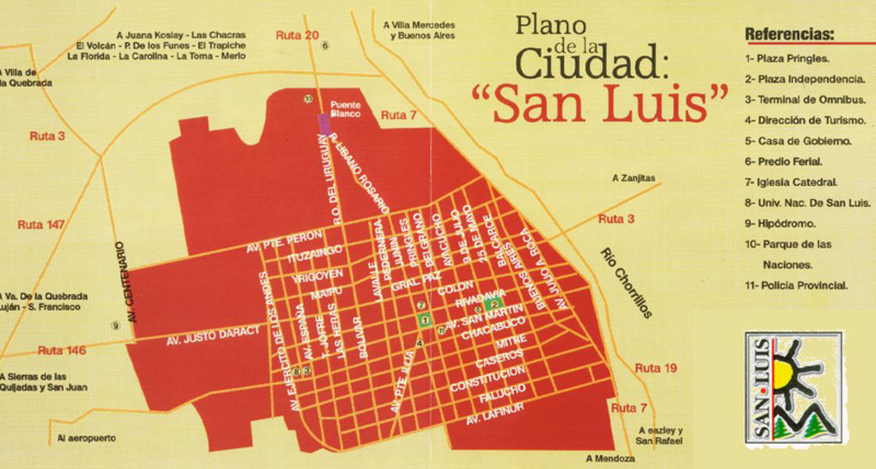 Plano de la Ciudad de San Luis